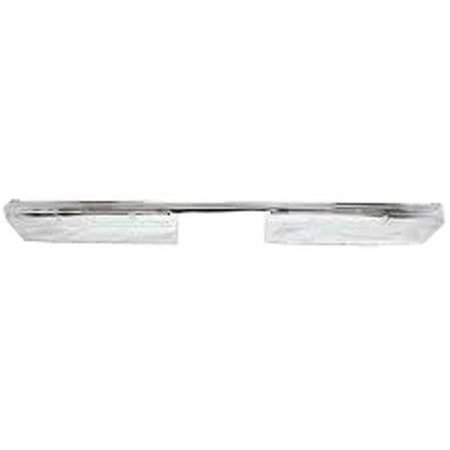 GEARED2GOLF Rear Bumper without Strip Holes for 1981-1987 Chevy & Pickup Fleetside, Chrome GE2143903